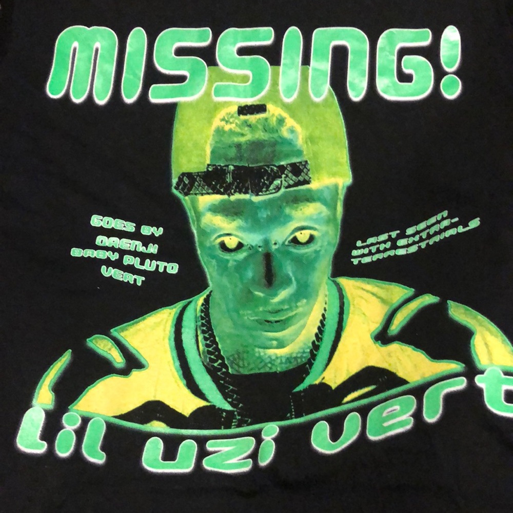 Eternal Atake Glow in the dark missing T-shirt